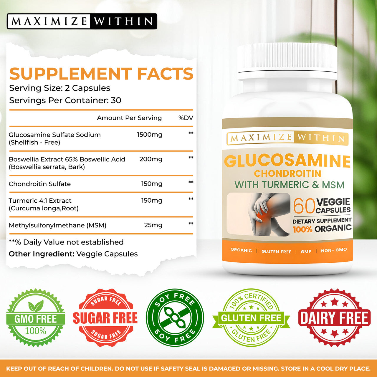Glucosamine Chondroitin with Turmeric and MSM Glucosamine Chondroitin with Turmeric and MSM