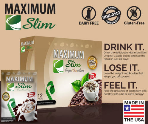 Maximum Slim Original Classic Cocoa, 12 ct