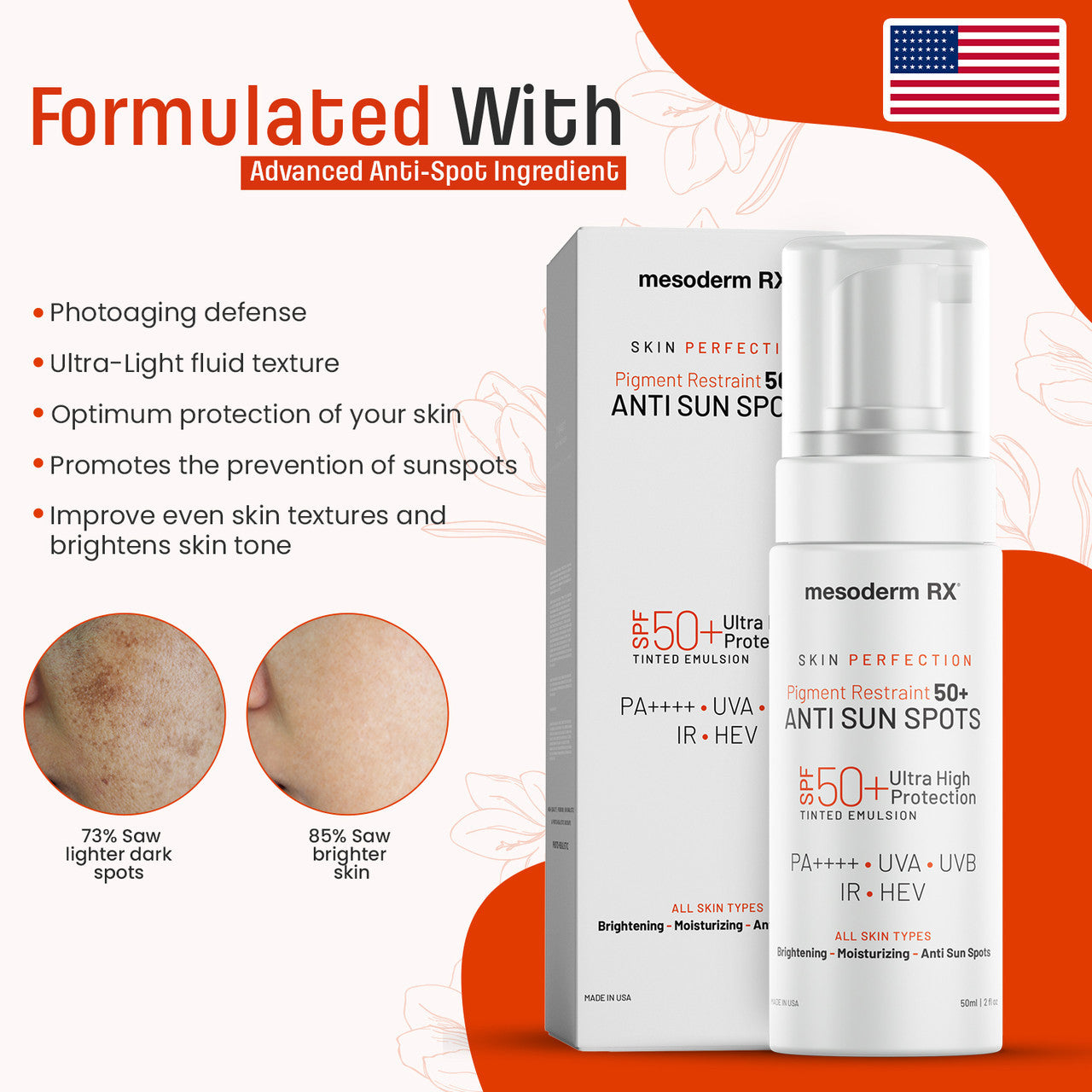 Mesoderm RX PIGMENT RESTRAINT Ultra High Sun Protection