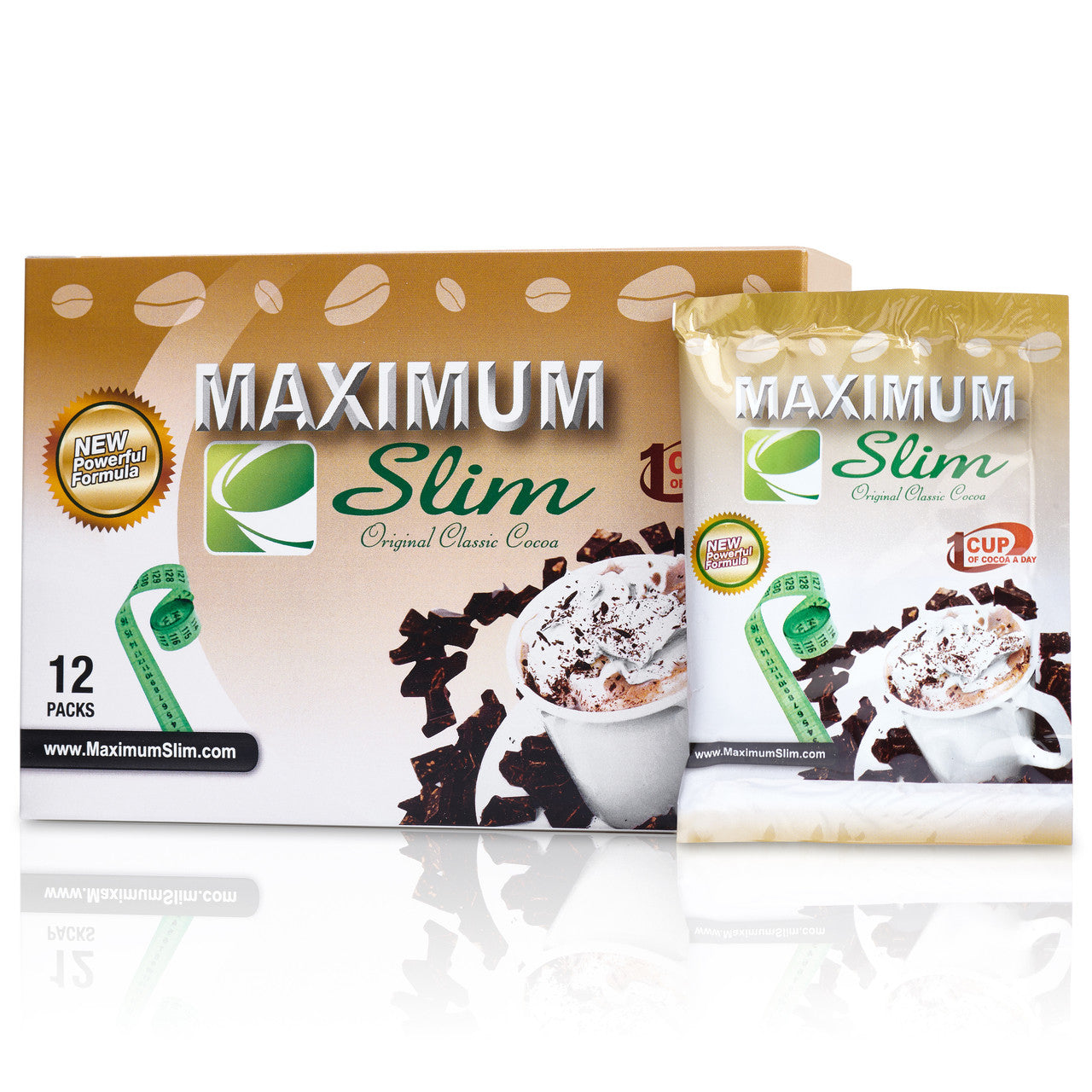 Maximum Slim Original Classic Cocoa, 12 ct
