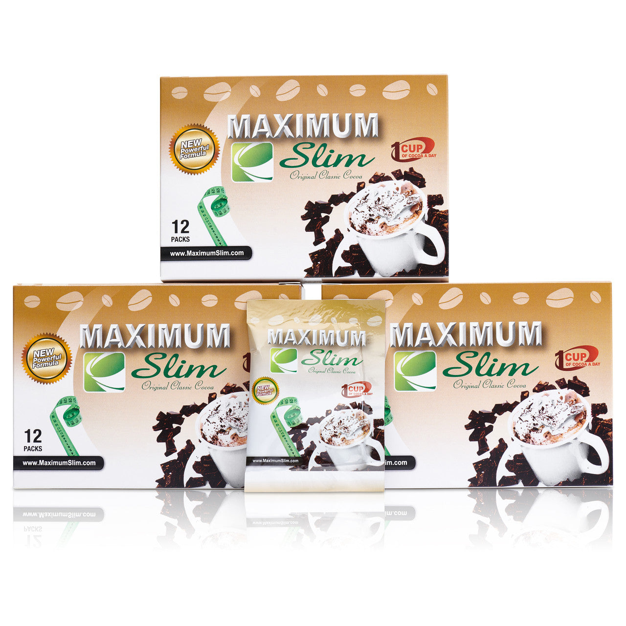 Maximum Slim Original Classic Cocoa, 12 ct