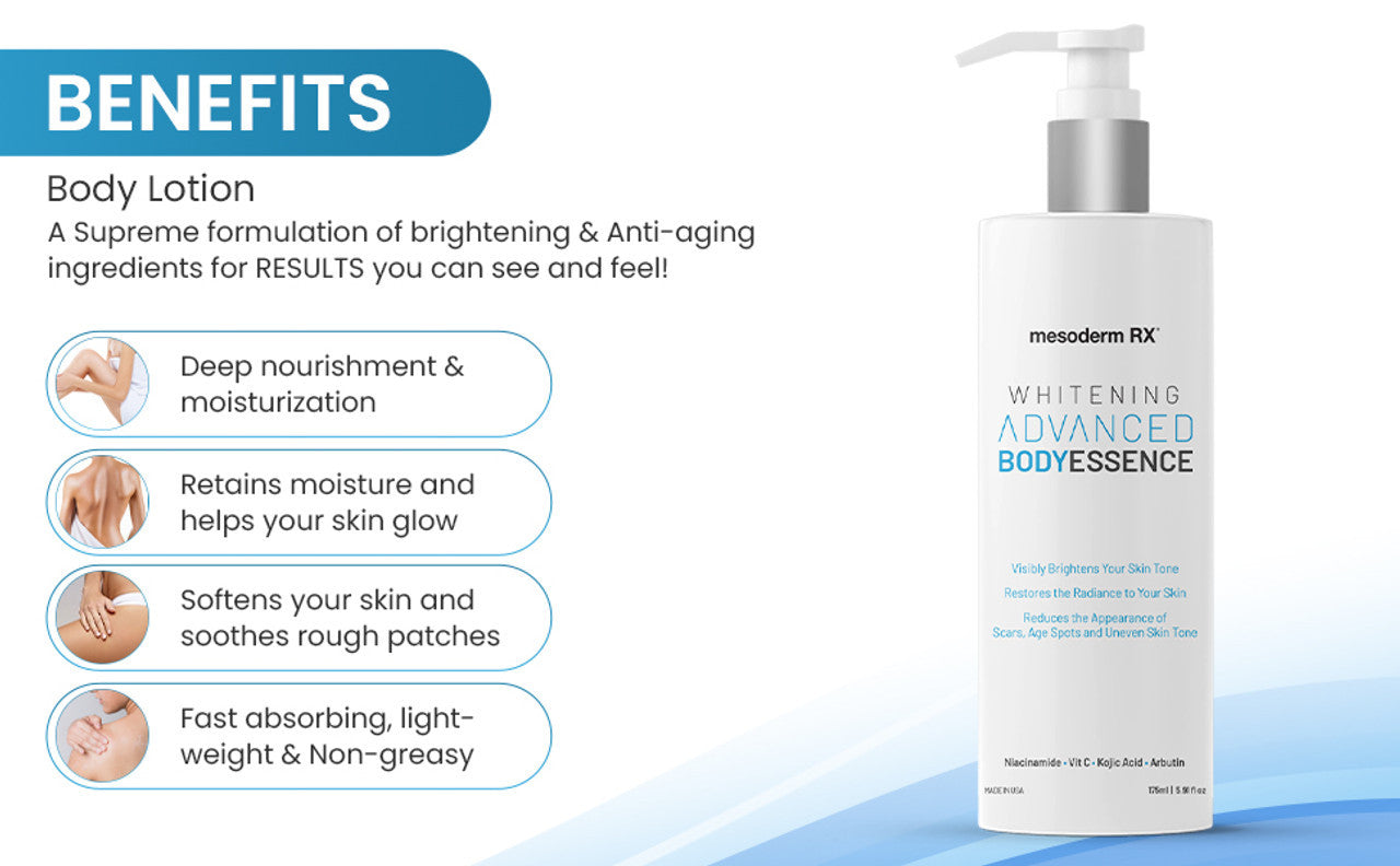 Mesoderm RX Whitening ADVANCED Body Essence Lotion Mesoderm RX Whitening ADVANCED Body Essence Lotion