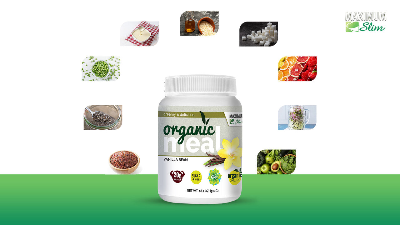 Maximum Slim Organic Fat Burning Meal  - Vanilla Bean Maximum Slim Organic Fat Burning Meal  - Vanilla Bean
