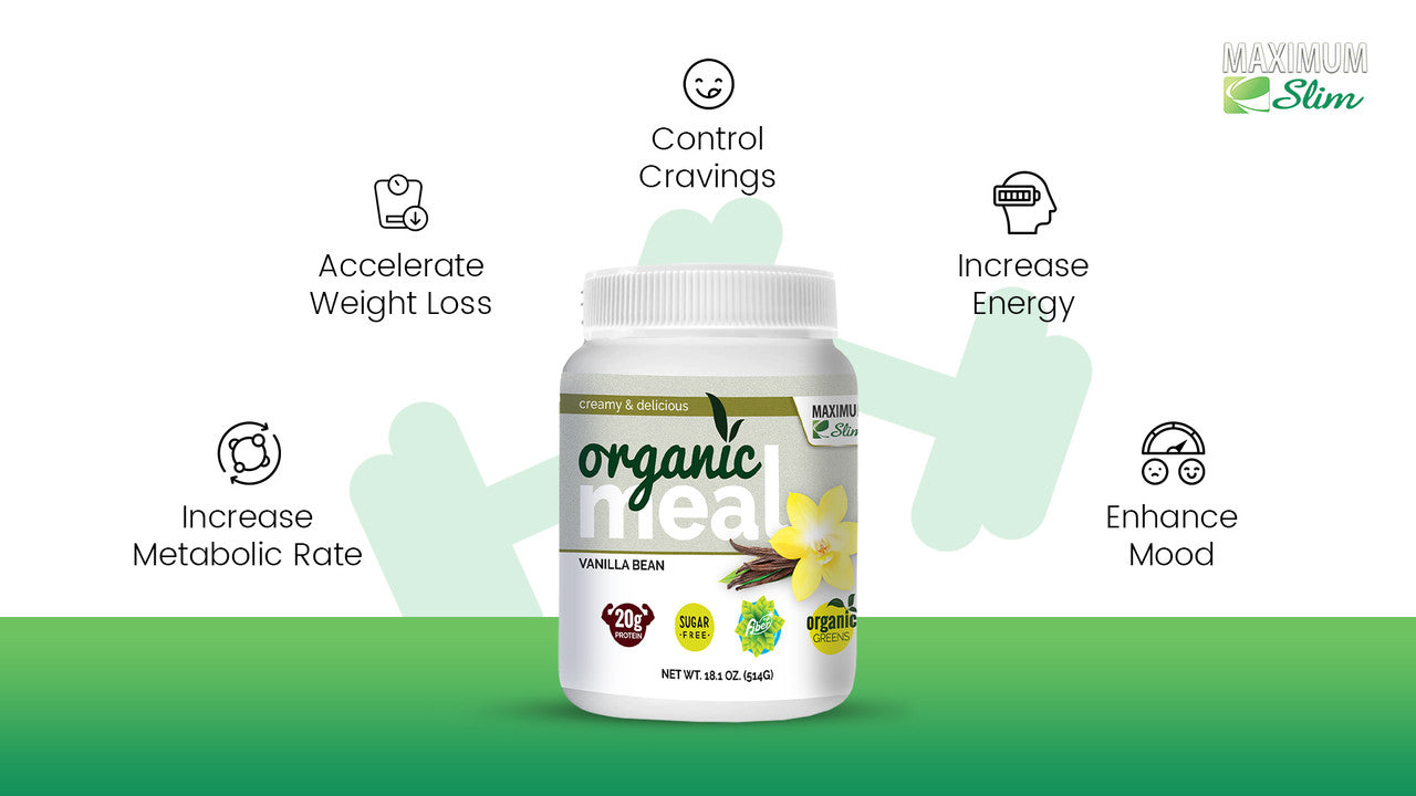 Maximum Slim Organic Fat Burning Meal  - Vanilla Bean Maximum Slim Organic Fat Burning Meal  - Vanilla Bean