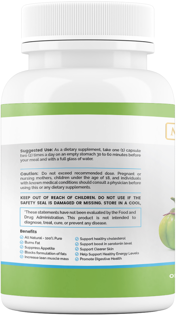 100% Pure Garcinia Cambogia