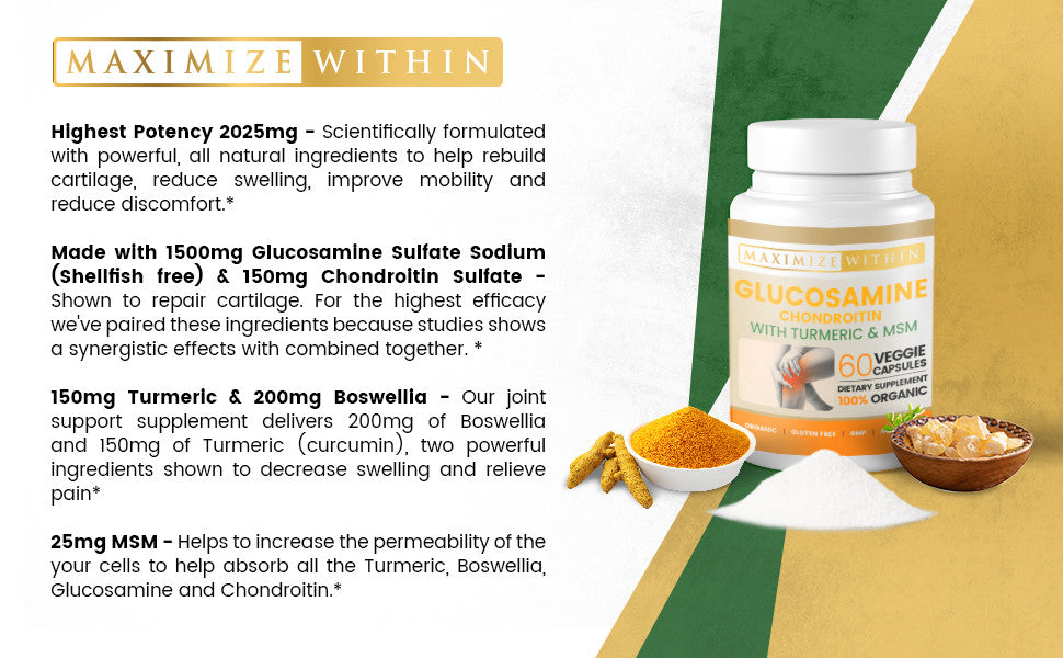 Glucosamine Chondroitin with Turmeric and MSM Glucosamine Chondroitin with Turmeric and MSM