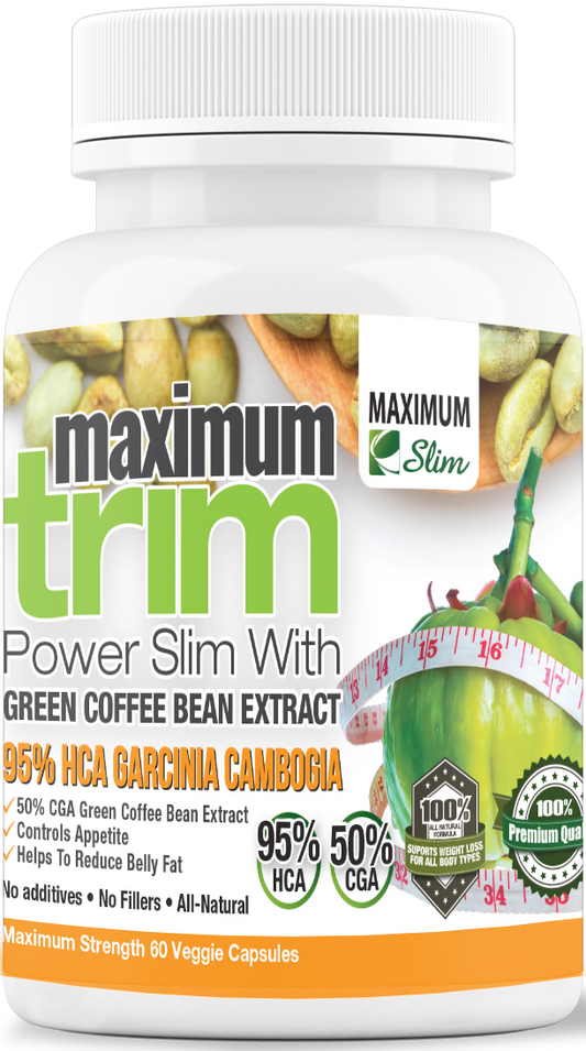 Garcinia Cambogia + Green Coffee Bean Extract: Maximum Trim