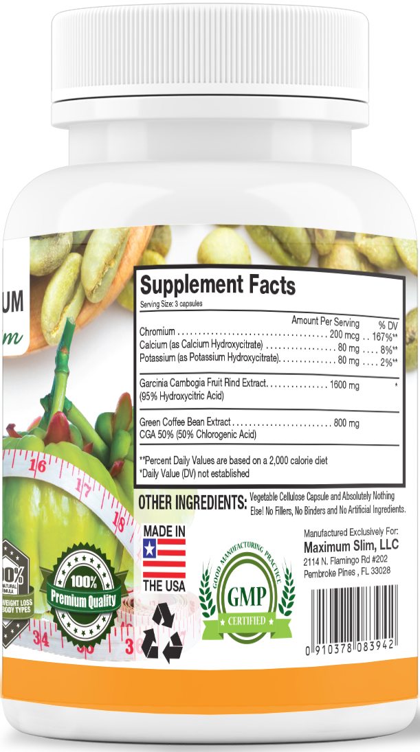 Garcinia Cambogia + Green Coffee Bean Extract: Maximum Trim Garcinia Cambogia + Green Coffee Bean Extract: Maximum Trim