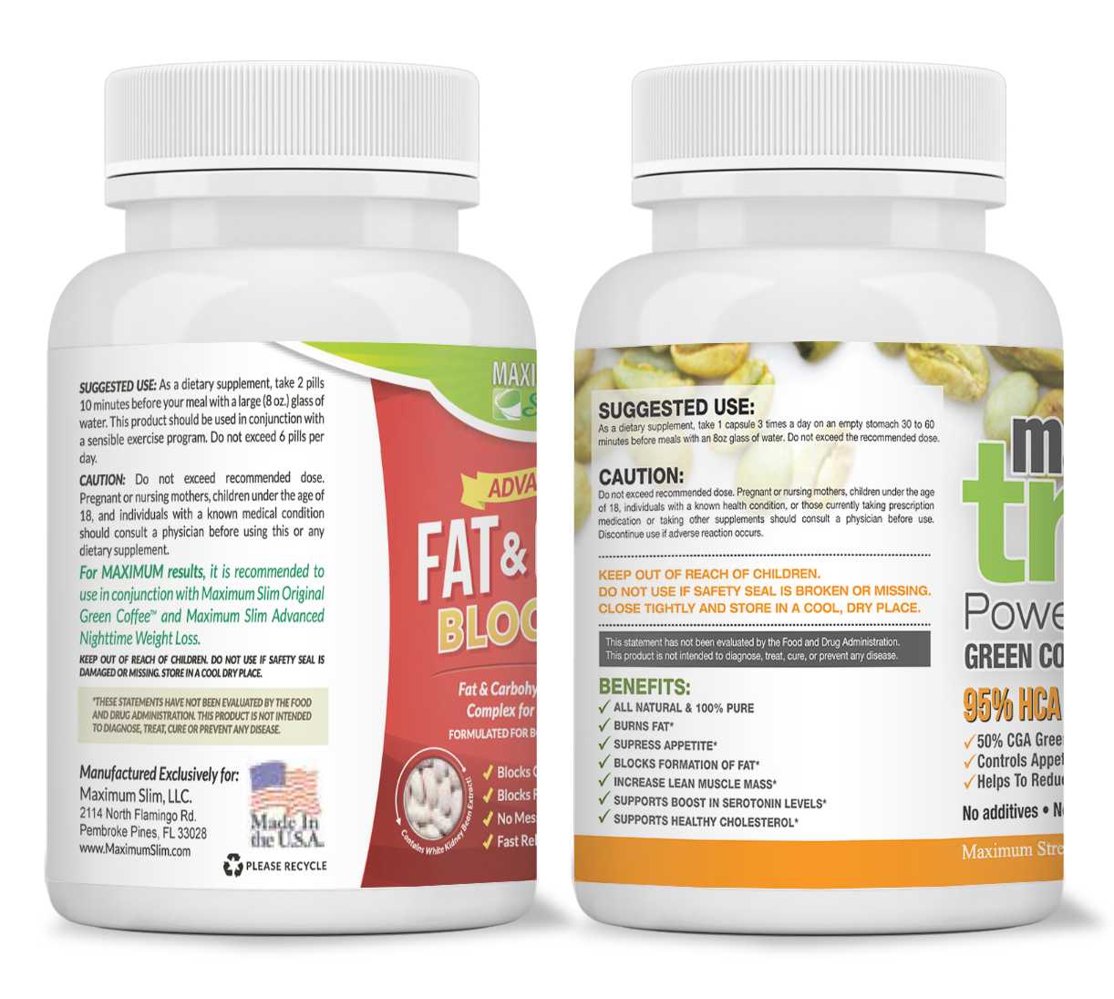 Fat & Carb Blocker & Garcinia Cambogia, 30 ct Fat & Carb Blocker & Garcinia Cambogia, 30 ct