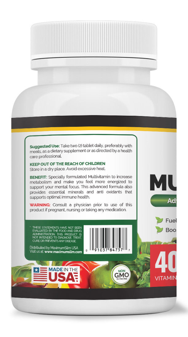 Maximum Slim Multi-Vitamin Maximum Slim Multi-Vitamin