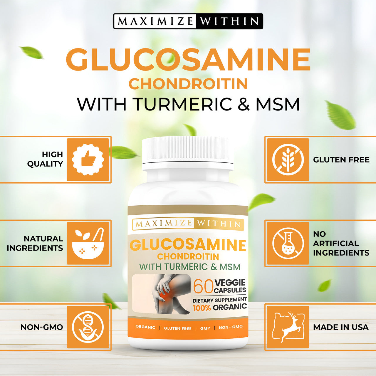Glucosamine Chondroitin with Turmeric and MSM