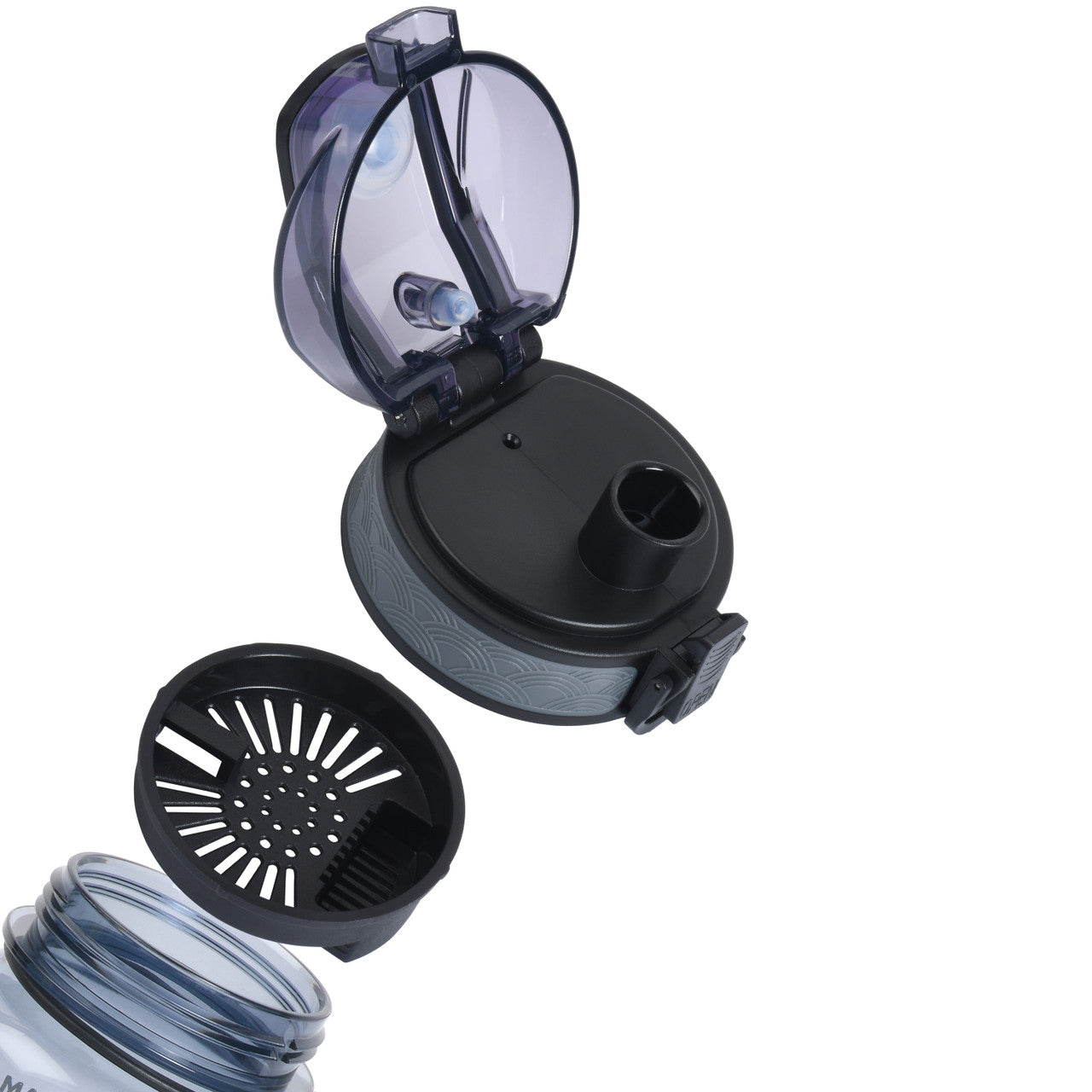 Motivational Water Bottle - 32oz/1000ml - Stay Cool Grey Motivational Water Bottle - 32oz/1000ml - Stay Cool Grey