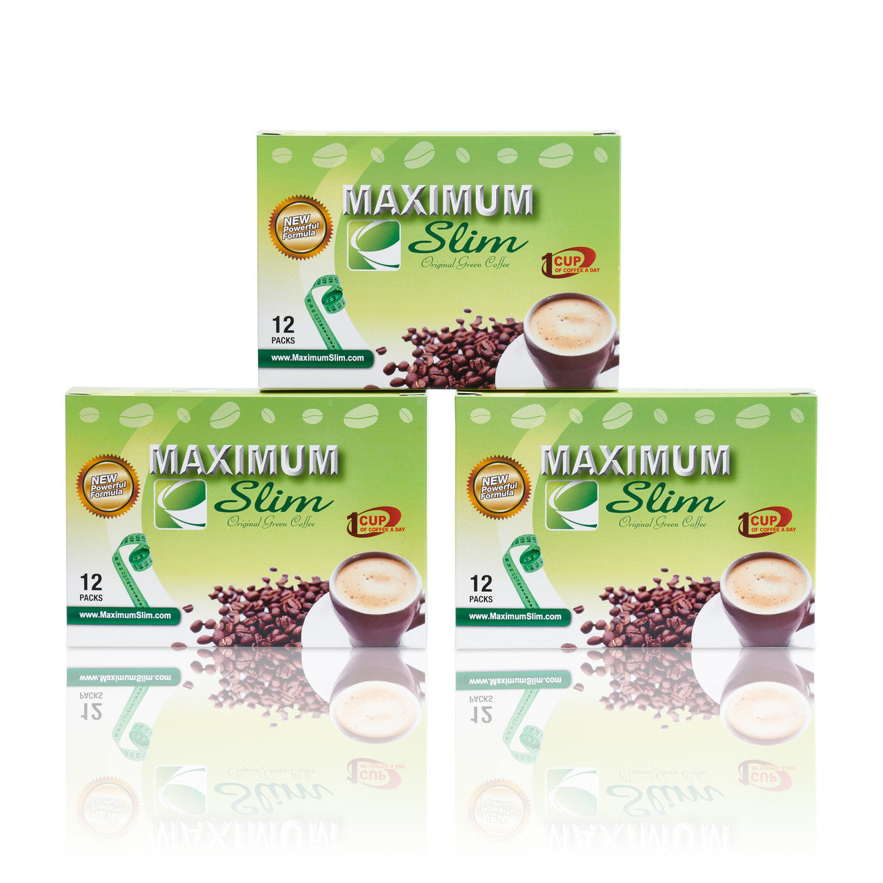 Maximum Slim Original Green Coffee, 12 Maximum Slim Original Green Coffee, 12