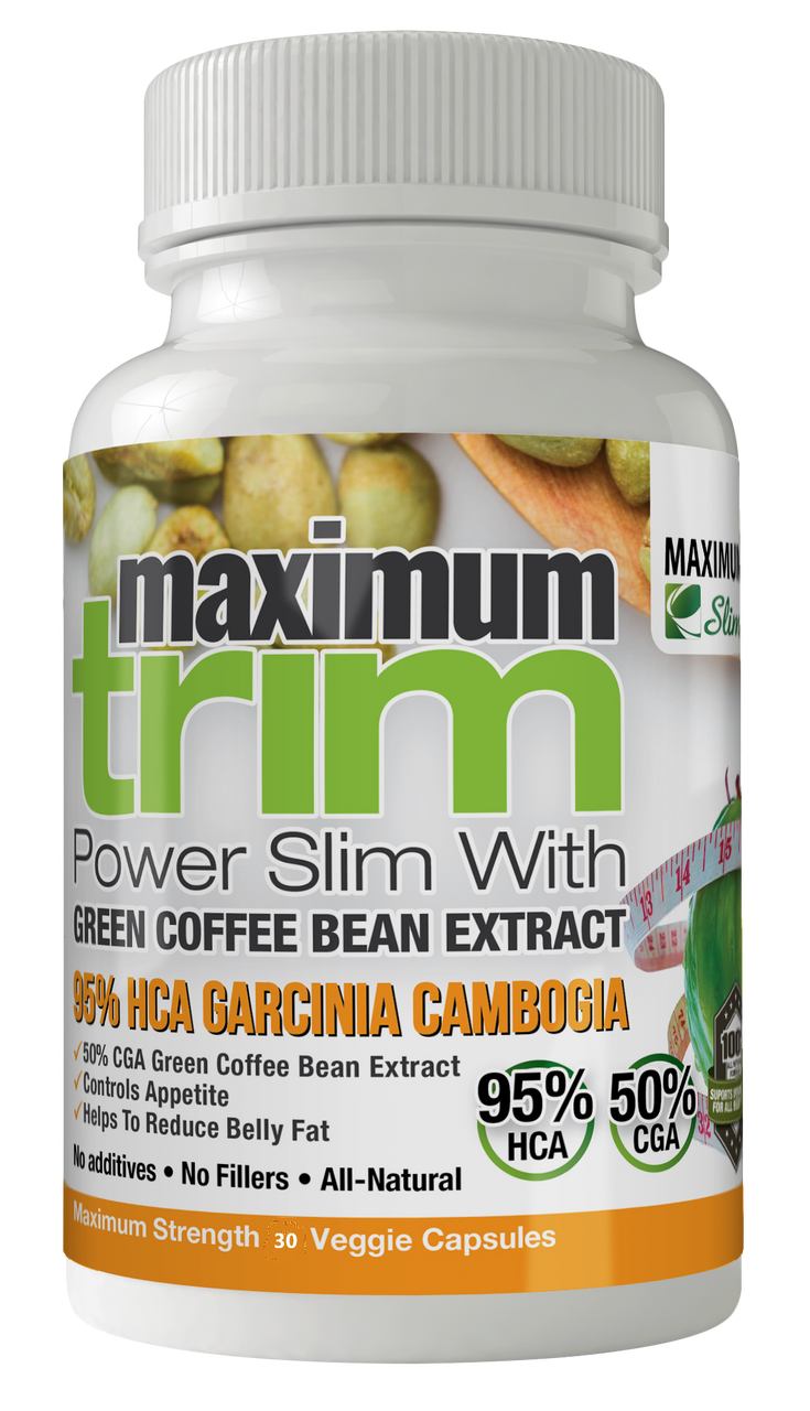 Max Trim: Garcinia Cambogia + Green Coffee Bean Extract, 30 ct