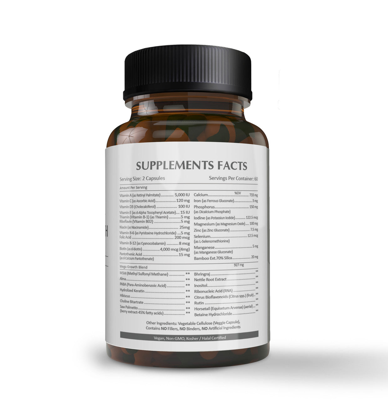 Noa's Choice Organic Ayurvedic Hairgrowth Vitamin Noa's Choice Organic Ayurvedic Hairgrowth Vitamin