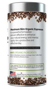 Maximum Slim Organic Espresso Maximum Slim Organic Espresso