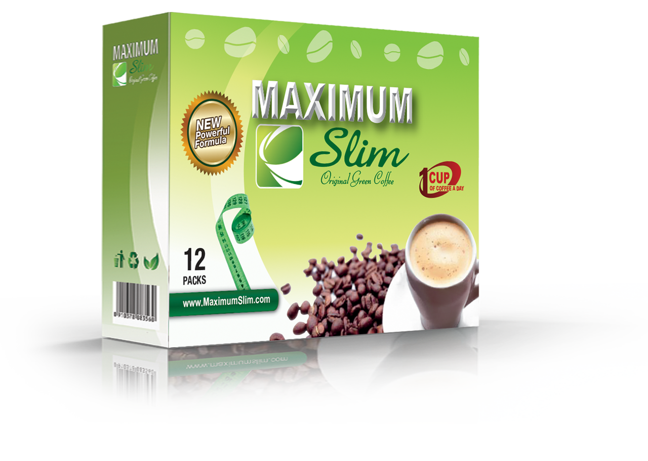 Maximum Slim Original Green Coffee, 12 Maximum Slim Original Green Coffee, 12