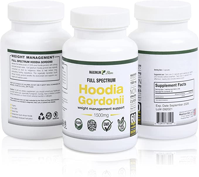 Maximum Slim Hoodia Gordonii Full Spectrum Maximum Slim Hoodia Gordonii Full Spectrum