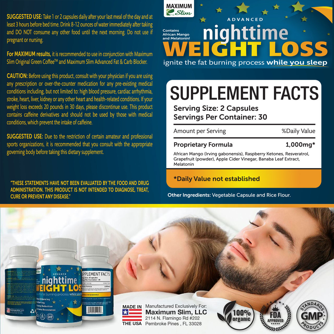 Maximum Slim NightTime Weight Loss Maximum Slim NightTime Weight Loss
