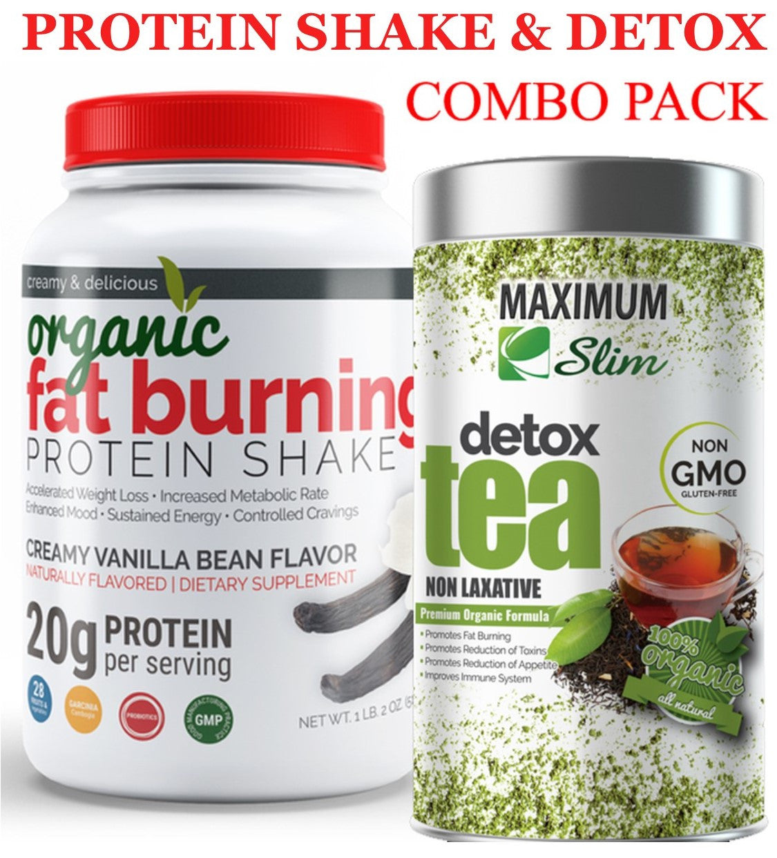 Protein Shake and Detox Tea Protein Shake and Detox Tea