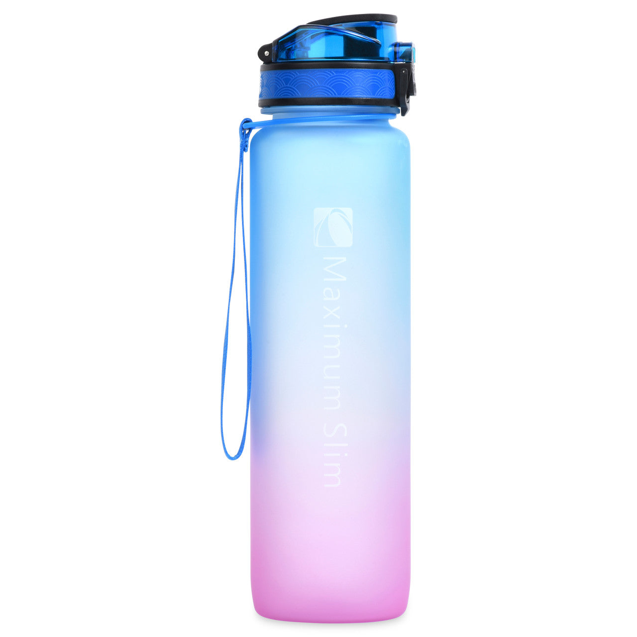 Motivational Water Bottle - 32oz/1000ml - Look at Me Pink